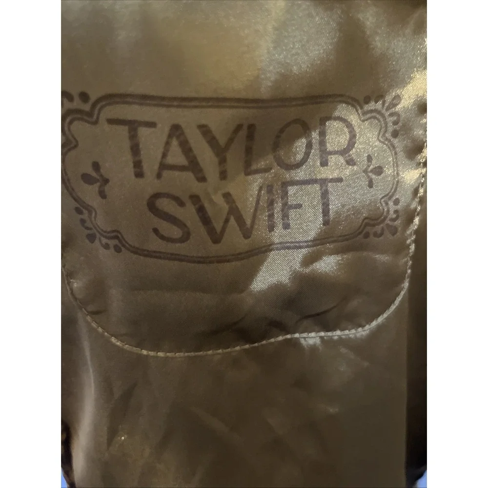 Taylor Swift Gold Satin Pajama Set Size M Swiftie Merch Sleepwear